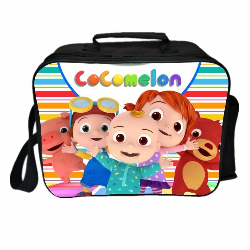 Cocomelon Insulated Lunch Box Bag With Large Capacity For Childrens Outdoor Adventures