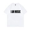 Playboi Carti I AM MUSIC 2025 Album Logo Graphic Print T-shirt Men Fashion Hip Hop Streetwear Unisex Opium Merch Short Sleeve