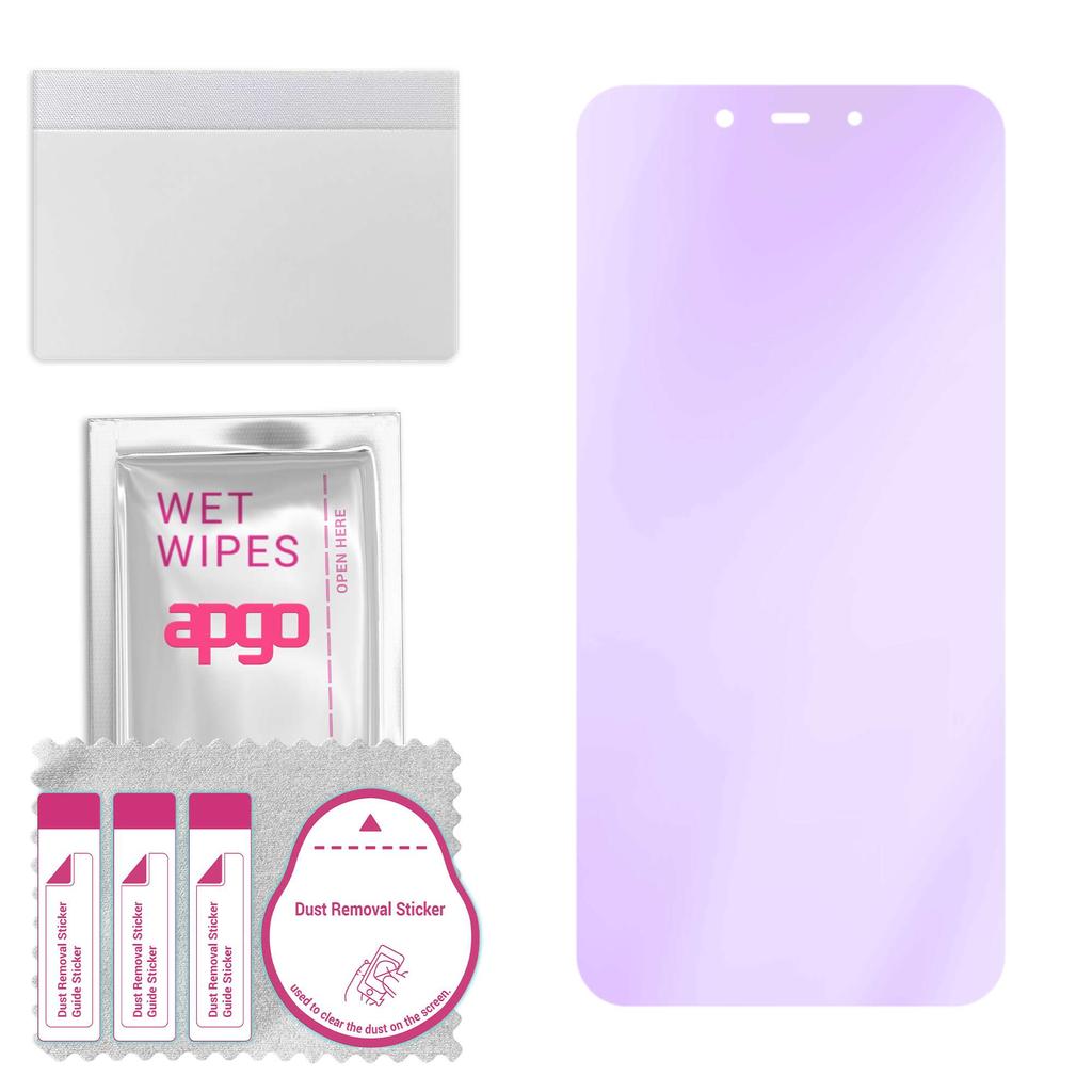 apgo Гибридное защитное стекло Anti-Blue 9H, совместимое с Oukitel WP5, гибкое наностекло, отличная замена закаленному стеклу, устойчивое к царапинам, ф