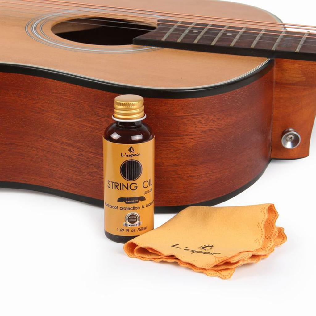 Practical Fingerboard Lemon Oil Guitar String Oil Guitar Rosy Fingerboard Nursing Oil for Guitar Bass Ukulele Strings