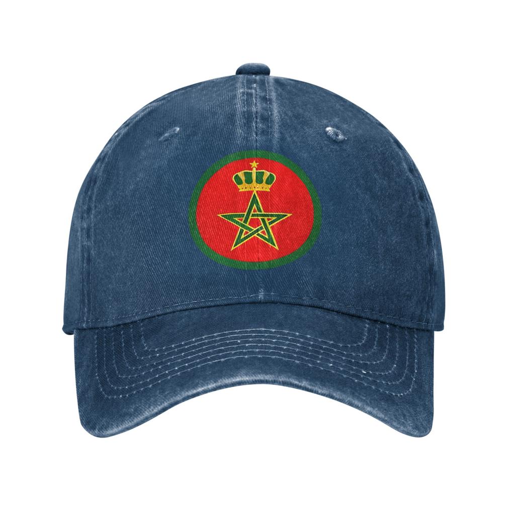 Morocco Roundel of the Moroccan Baseball Cap Sun Dropshipping Washed Trucker Hat FeUnisex Unisex Hunting Camping Baseball Caps