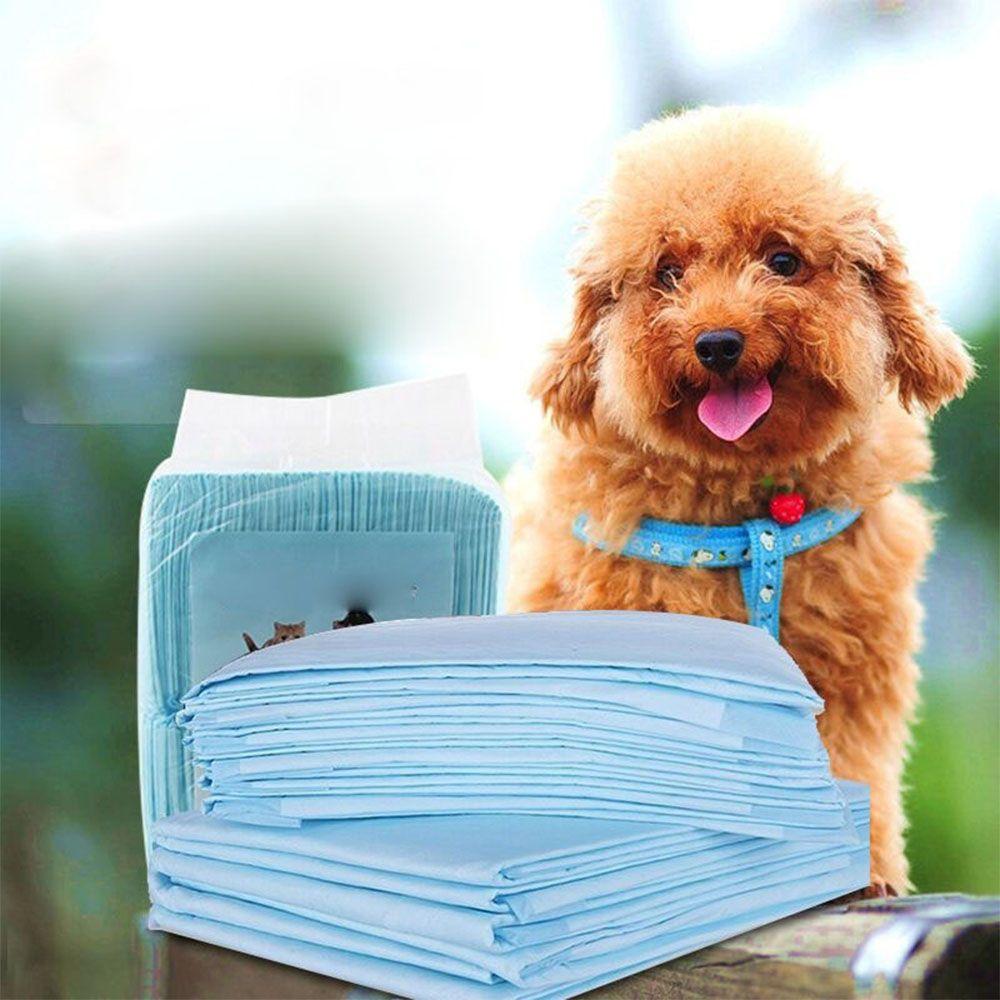 Утолщающиеся влажные одноразовые водопоглощающие аксессуары для собак и щенков, подушечки для туалета, подгузники, коврик