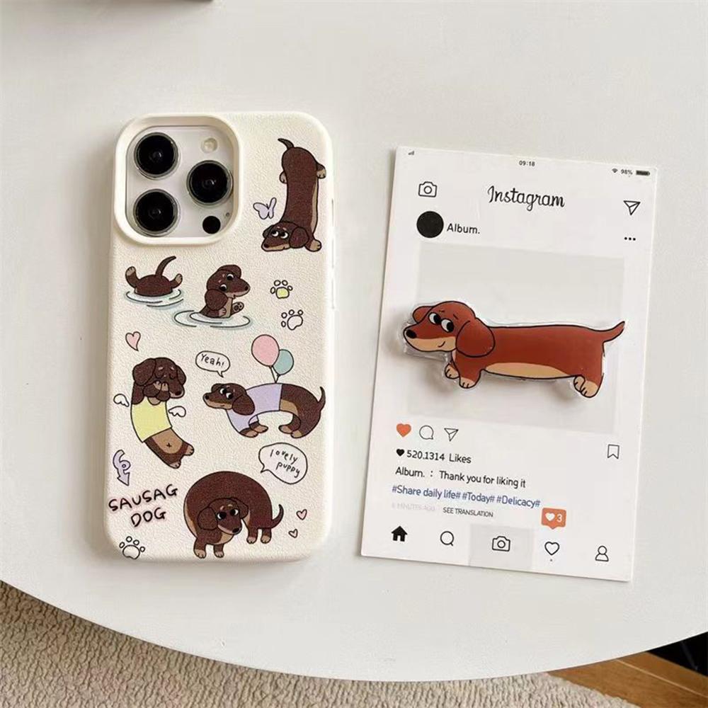 Чехол для телефона iPhone 16 15 14 13 12 11 Pro Max iPhone 11 13 16 15 14 12 Очаровательный милый чехол с изображением щенка, противоударный силикон