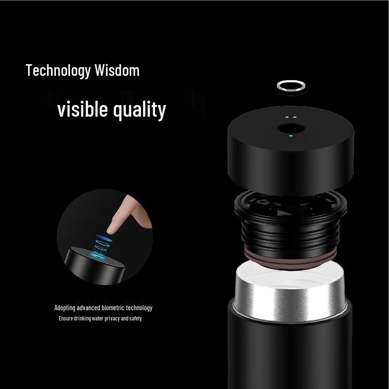 KLAREN Fingerprint Unlock Smart Insulated Mug