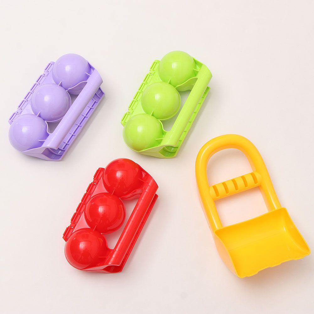 Спорт На открытом воздухе Круглый мяч Форма для песка Пластиковый зажим Клипса для лепки снежков Детская игрушка
