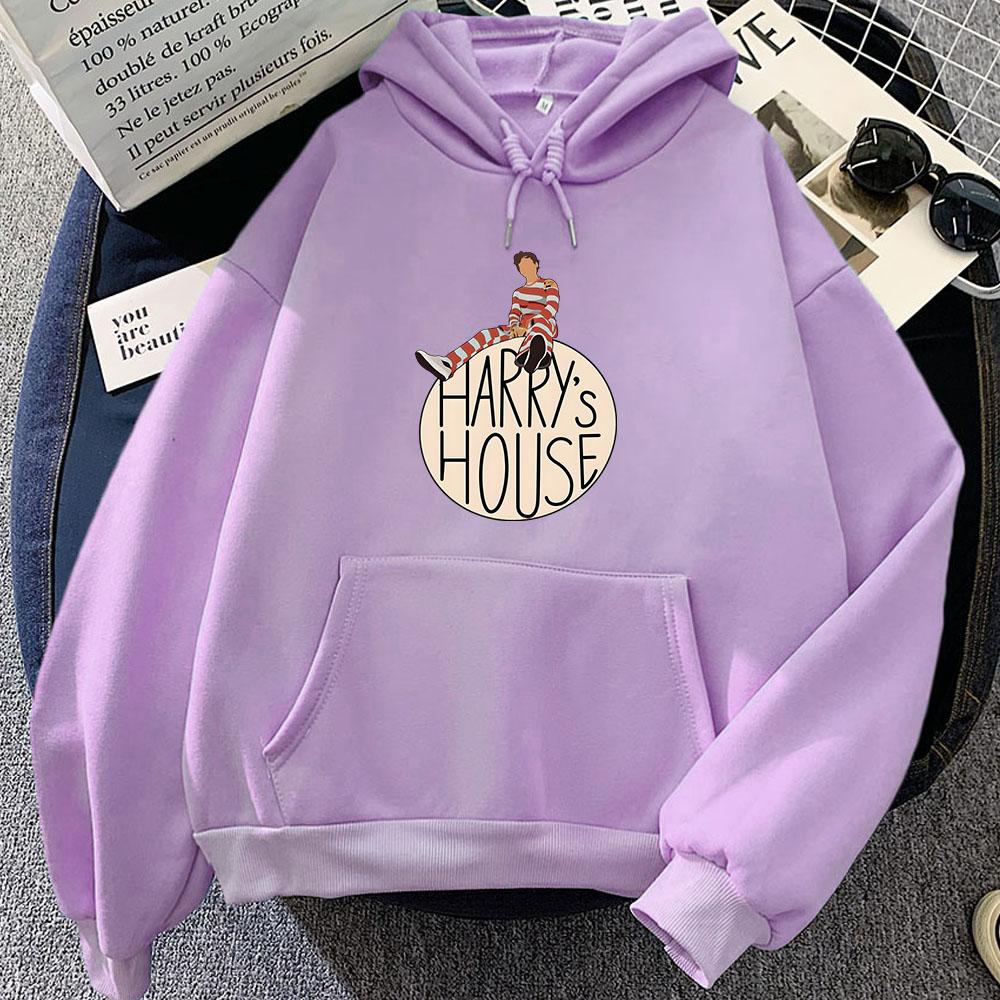 Женские толстовки с капюшоном Harrys House, новые женские толстовки в Корейском стиле в стиле Харадзюку, пуловеры унисекс с длинными рукавами на заказ, одежда для подростков