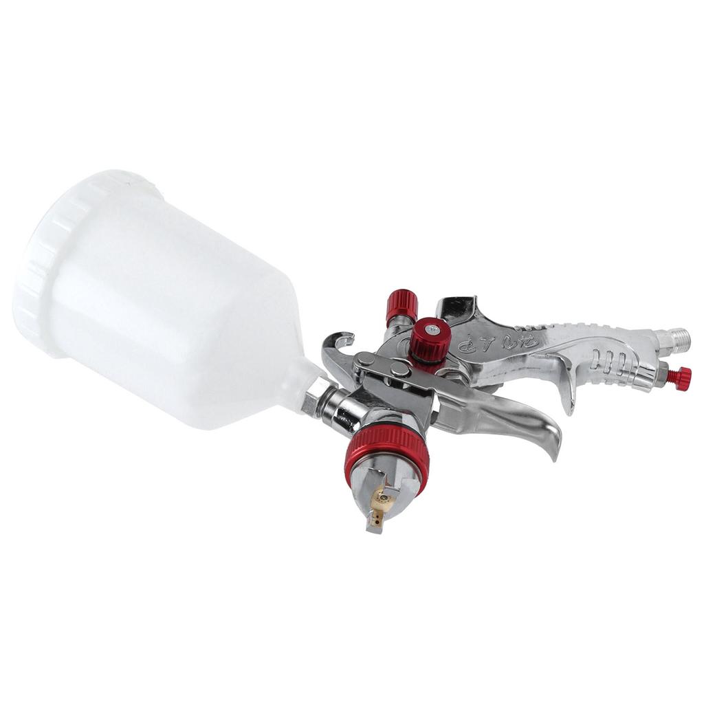 HVLP Spray Gun Manual Gravity Feed Spray Gun with 1.4/1.7/2.0mm Nozzles Paint Sprayer Kits