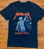 METALLICA "And Justice for All" ЛОГОТИП Черная Графическая Футболка РАЗМЕР M-Новая без Бирок Унисекс Футболка