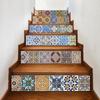 Self-adhesive Staircase Sticker, Living Room DIY Decoration Home Waterproof and Anti-fouling Wall Sticker 6 Pieces