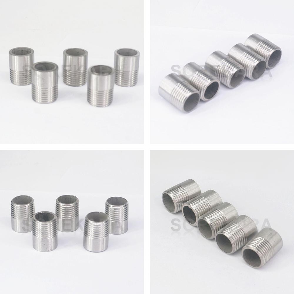 Прямой фитинг-переходник с резьбой и сваркой 1/8" 1/4" 3/8" 1/2" 3/4" BSP Наружная Нержавеющая сталь 304 для воды, масла, газа