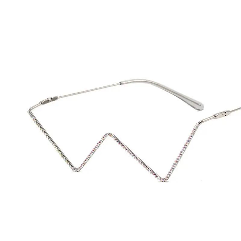 Винтажные украшения без линз, полуметаллические оправы для очков, женские роскошные очки, популярная модная оправа для очков