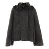 MAX&CO Made In Italy Hooded Mouton Jacket 42 Brown Back Fleece Women Used