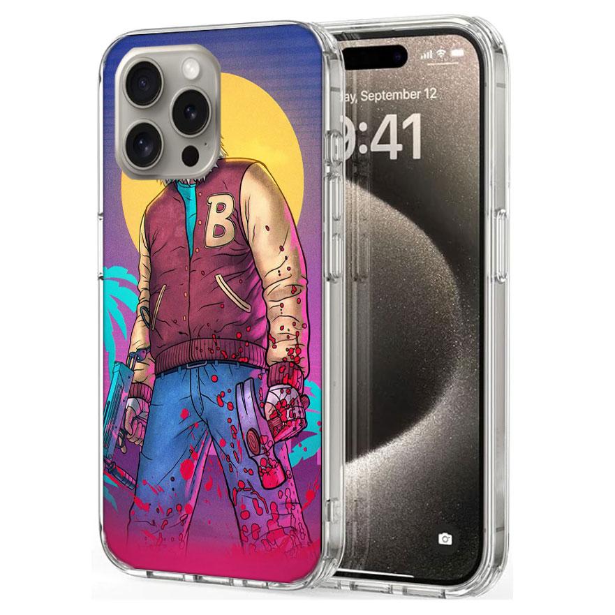 Game Hotline Miami Cases Phone Case For Iphone 17E 16E 17 Air 16 Pro Max 15 Pro 14 Plus 11 13 12 Mini Cover Cases Compatible wit