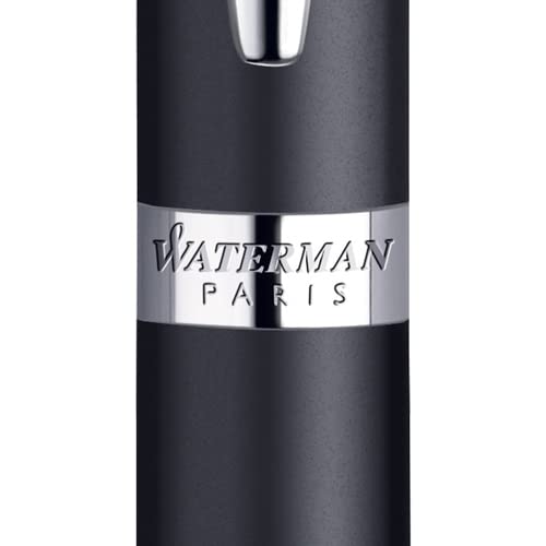 Официальная шариковая ручка Waterman Metropolitan, Подарок премиум-бренда, Необходимая матовая черная CT (S0920860)