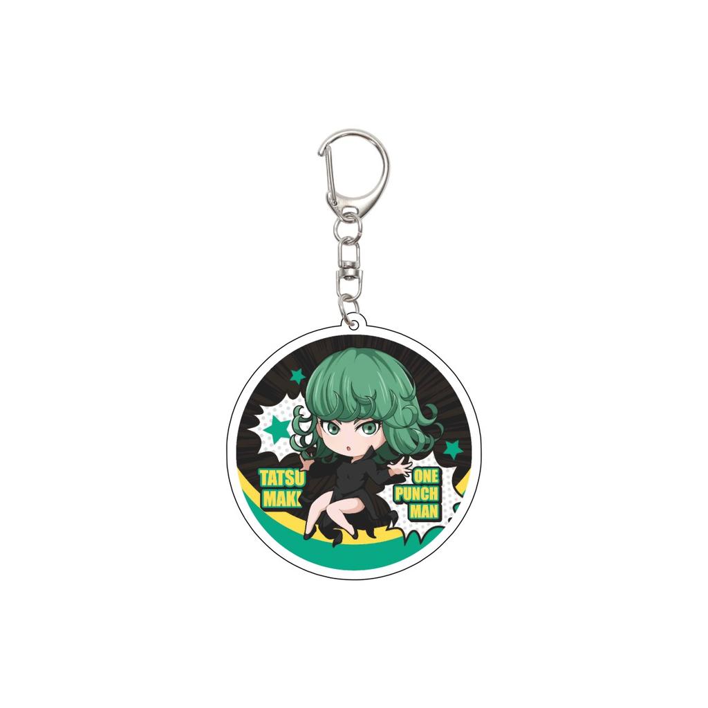 55ММ Аниме ONE PUNCH MAN Брелок Саитама/Генос/Тацумаки/Исаму/Человек-Сторожевой Пес Брелок Акриловая Модель Пластина Рождественские Подарки