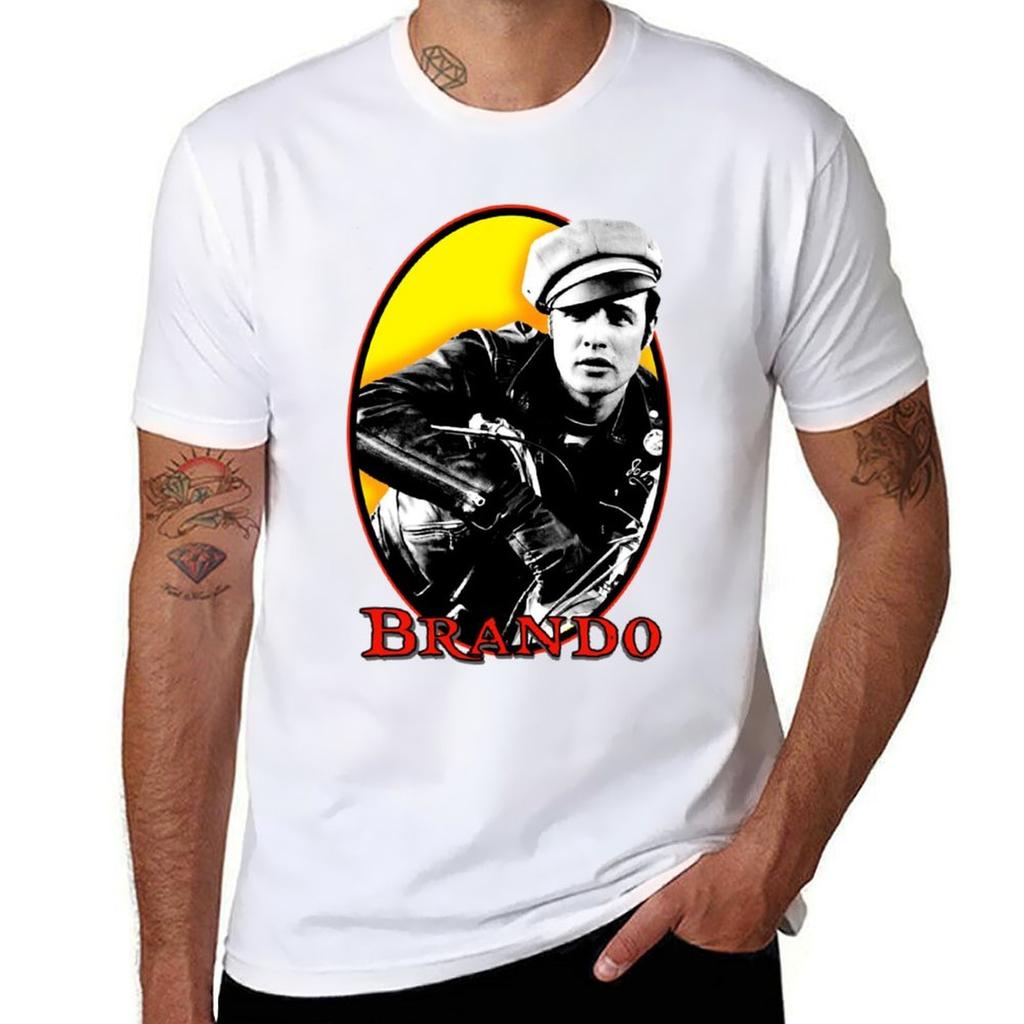 Marlon Actor Brando (10) Tshirt No Casual Short Sleeve Top