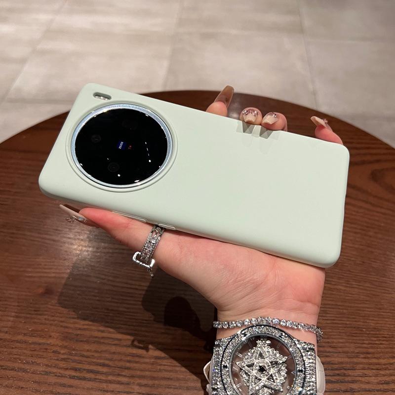 Подходит для чехла мобильного телефона vivoX111 SPro новый Ультра-высококачественный жидкий силикон простой противоударный чехол мягкий