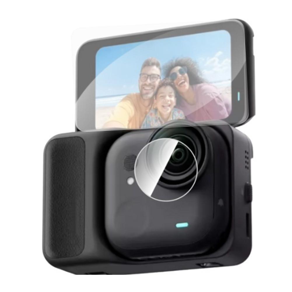 2 шт. Защитные пленки для экрана для Insta 360 Go Ultra HD Устойчивые к царапинам Противоударные Пленка из закаленного стекла для спортивной камеры Аксессуары