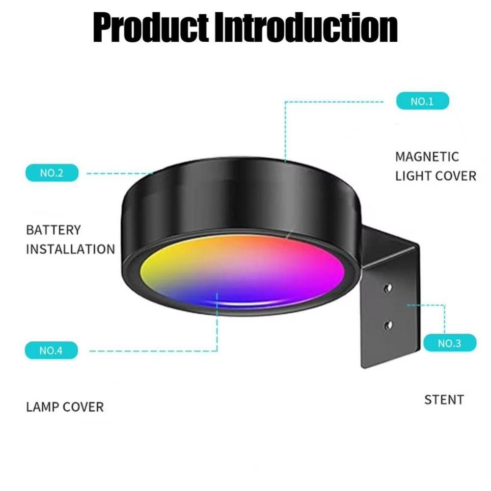 Dimmable Painting Lamp Adjustable 13-Color Wireless Picture Light  for Home Wall Decoration