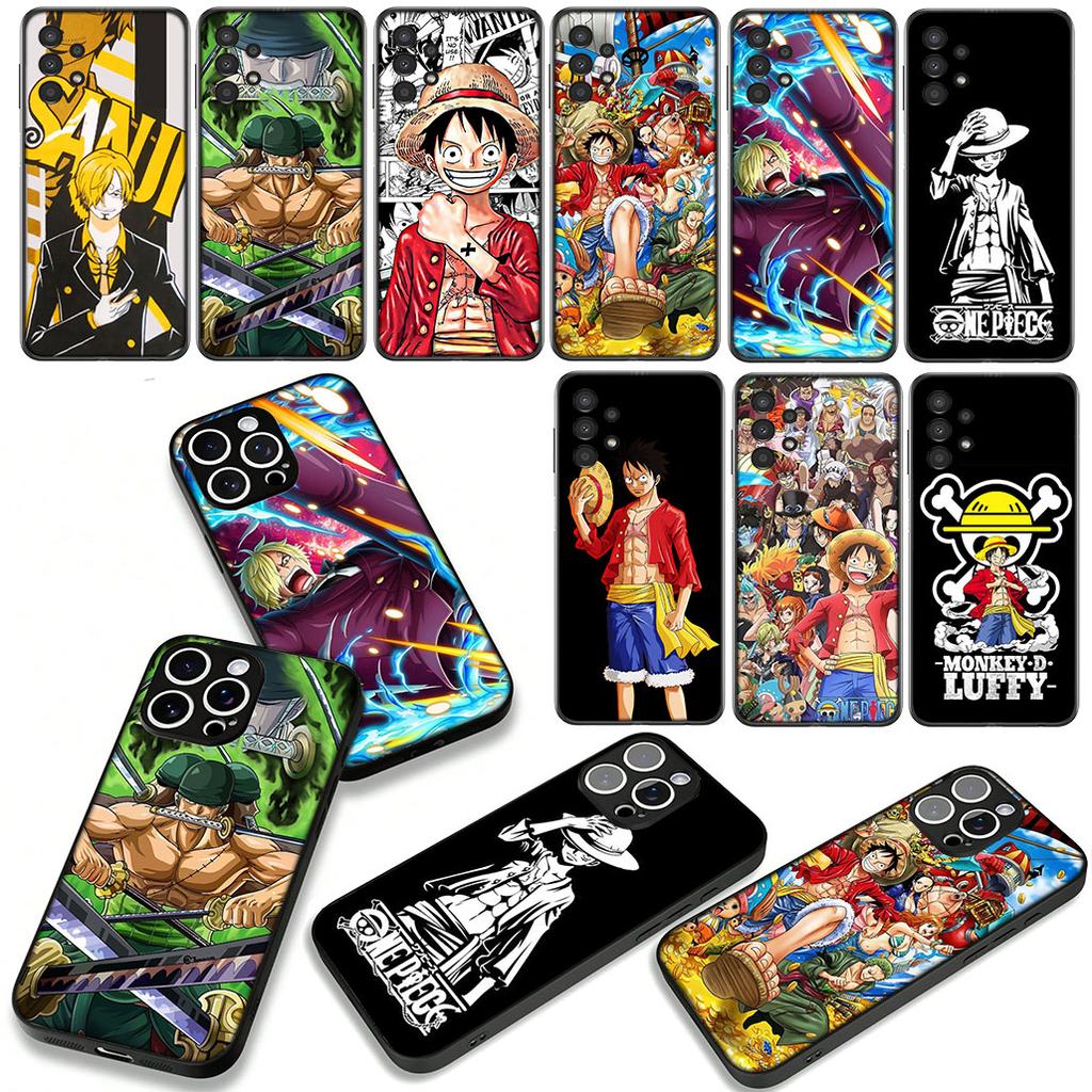 Roronoa Zoro Sanji One Pieces Luffy Phone Case for Samsung Galaxy S25 S23 S22 S24 FE Ultra Plus A56 A05 A06 A15 A16 A57 S7 Edge
