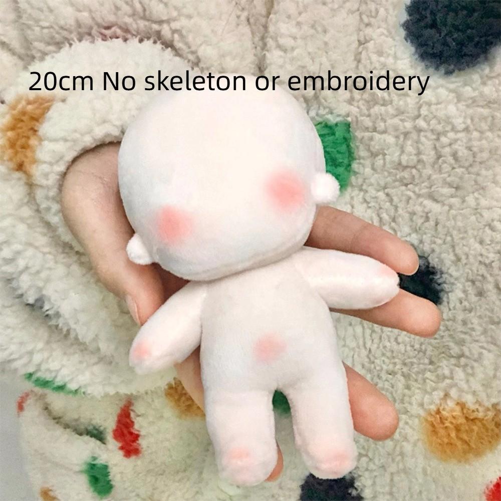 Stuffed Blank Unembroidery Cotton Doll Embroidery DIY Idoll Doll Blank Cotton Stuffed Toy  Toddler