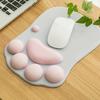 Cute Cat Claw Mouse Pad With Wrist Support - Soft, Precise Tracking & Clicking For Maximum Comfort!