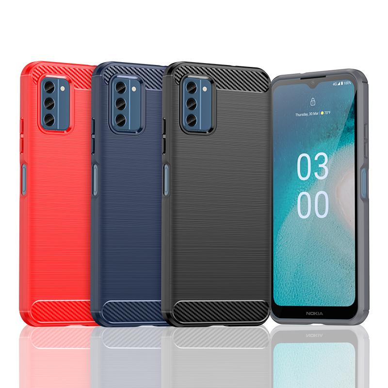 Новый противоударный чехол из углеволокна для Nokia C12 C21 C22 C31 C32 для Nokia C100 C200 C300 C110 силиконовый мягкий чехол для телефона
