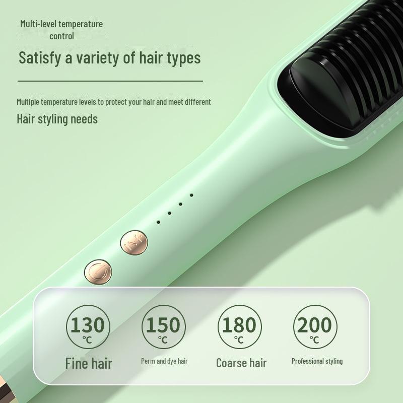 Расческа и щипцы для завивки волос с двойным действием и отрицательными ионами - Ленивая плойка для выпрямления и завивки волос