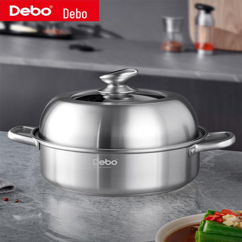 Двухъярусная пароварка Debo из нержавеющей стали 316