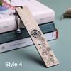 Stationery Vintage Bookmark Wooden Book Page Marker Durable Book Clip