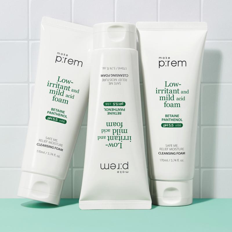 [make p:rem] Safe Me.Relief Moisture Cleansing Foam 150ml/170ml