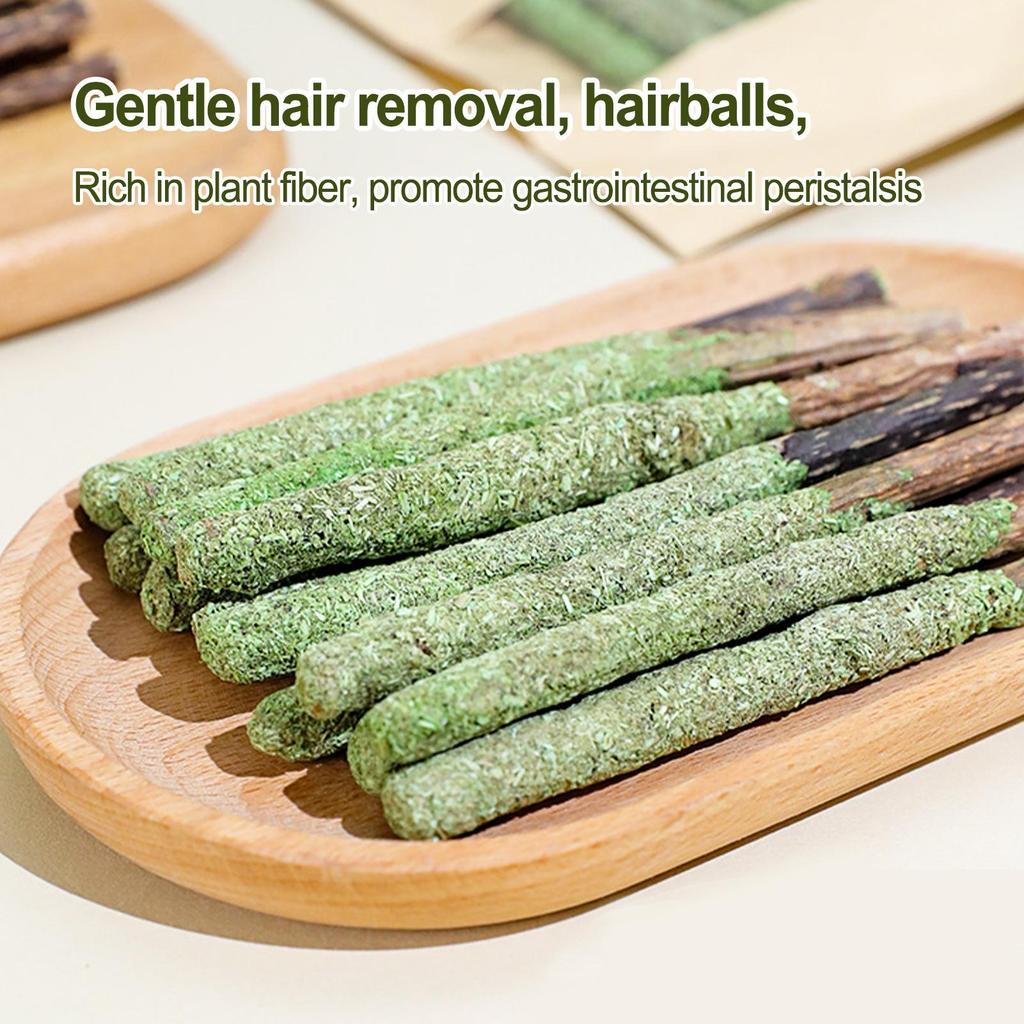 Палочки с кошачьей травой Натуральные лакомства из травы для питомцев Жевательная палочка Игрушки с кошачьей мятой Для кошек котят Удаление комков шерсти Палочка с кошачьей травой для питомца