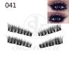 SK SKONHED 4 Pcs Sexy Long Cilia Glue-free Triple Magnet Extension Tools False Eyelashes Cross Wispy