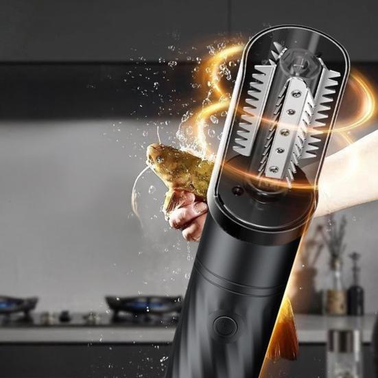 Электрическая чистка рыбы Кокосовая терка Ручная вращающаяся кухонная терка с лезвиями из нержавеющей стали Многофункциональный эффективный скребок Очиститель Терка