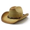 New Spring And Summer Men'S And Women'S Western Denim Straw Straw Hat Shading Knight Hat Sun Hat Zcm-97