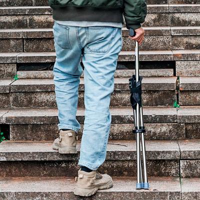 Многоцелевой складной табурет, треккинговая палка, портативная легкая трость с 3