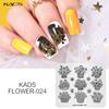 kads Flower 024 Bouquet Cute Flowers Nail Stamp Tools Nail Stamping Plate Manicure Plates for Nail Decorations