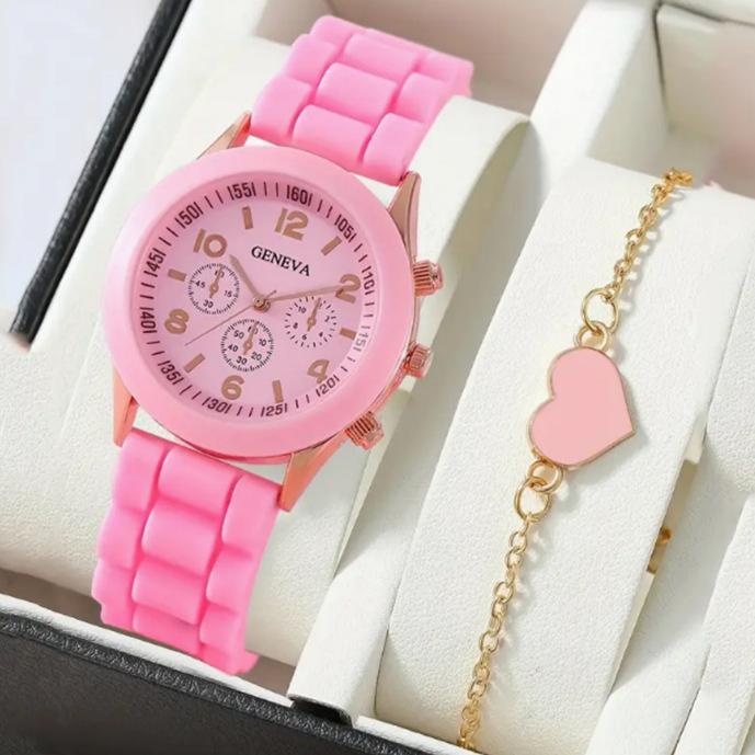 New Women'S Korean Version Of High-End Quartz Watch Simple Classic Imitation Leather Strap Watch Women'S Suit Watch