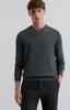 Micro-Patterned V-Neck Sweater Xxl