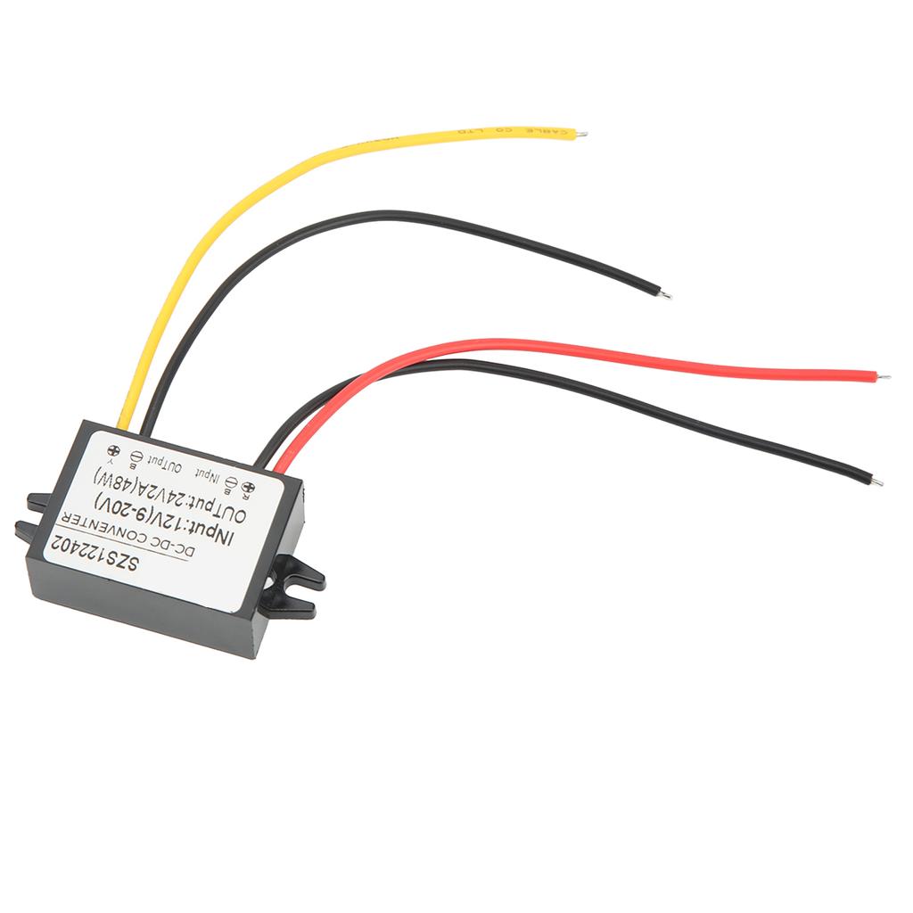 Модуль повышения напряжения DC-DC IP67 Водонепроницаемый корпус из PP Модуль преобразователя напряжения 12 В 9?20 В до 24 В