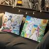 Аниме S-Летние карманы Наволочка Съемная Моющаяся Наволочка – Всесезонный Мягкий Лен