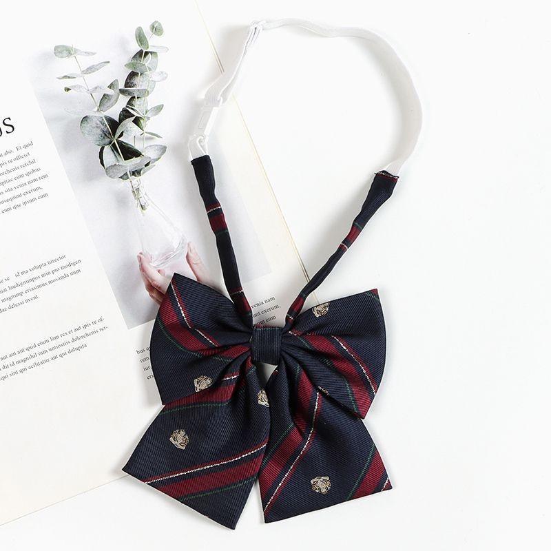 Детский галстук с полосатым узором для школьной формы и повседневной носки