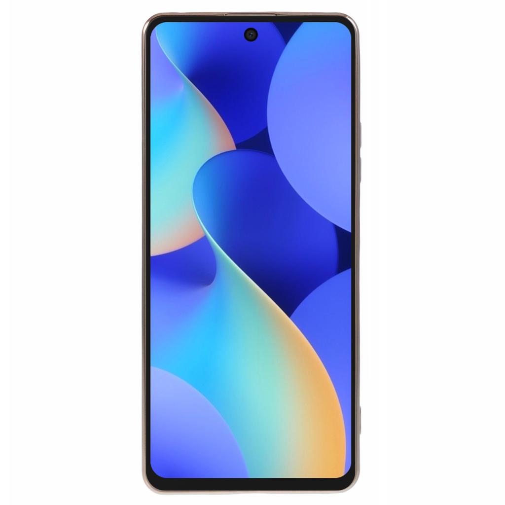 Для чехла TECNO Spark 10 Pro Гальванизированный край ТПУ Противоударный чехол для телефона