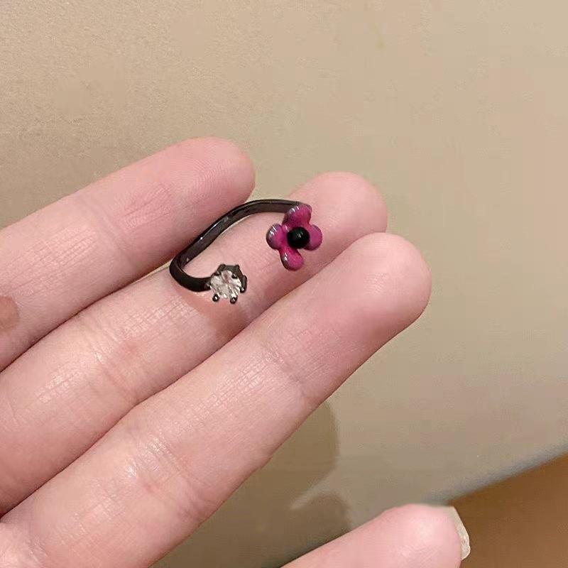 «Модное корейское кольцо на указательный палец 2025 года, милый дизайн, универсальное, для повседневного ношения»