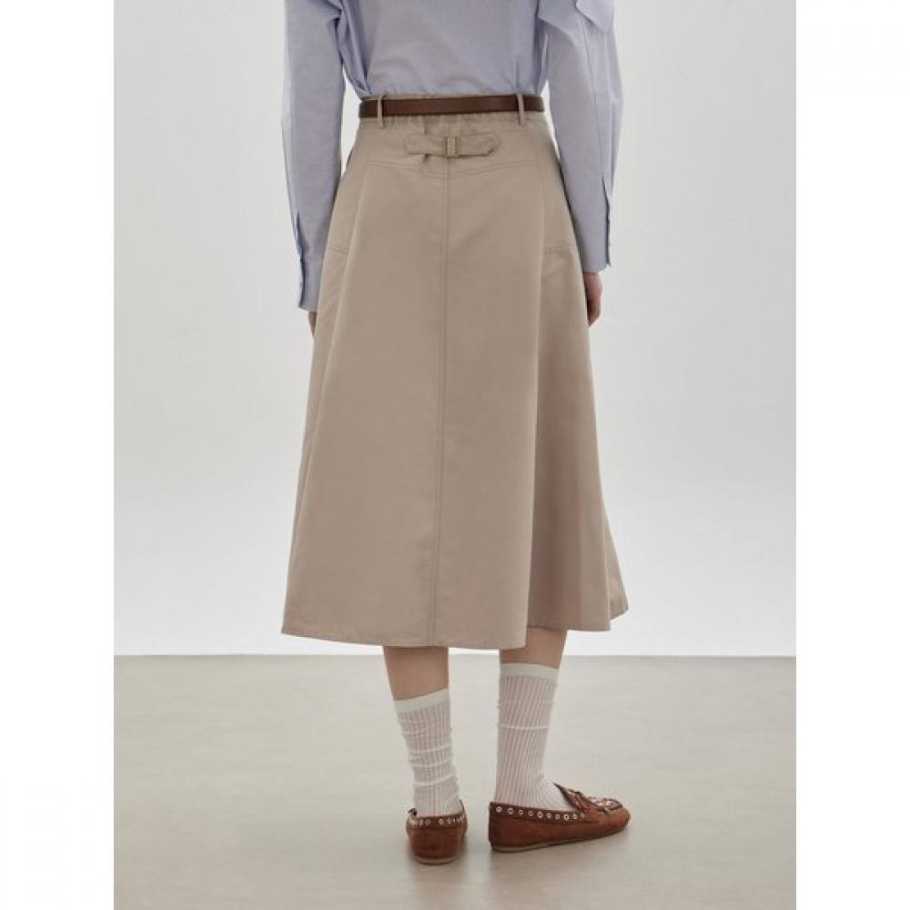 Cc Collect. Back Banding Bizo Flare Skirt C262msd031