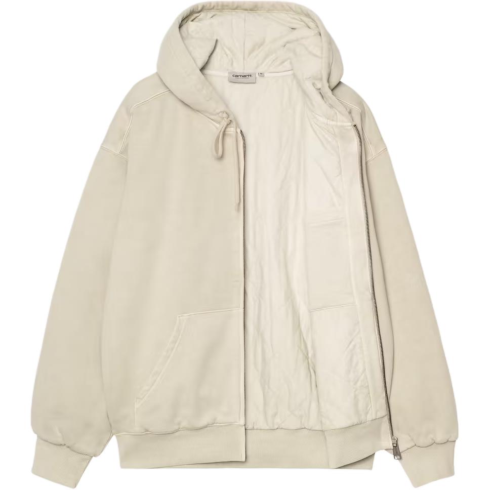 Carhartt WIP Мужская куртка с капюшоном FW25 Vista с квадратным логотипом-биркой и карманом-кенгуру I029524-2LP-GD
