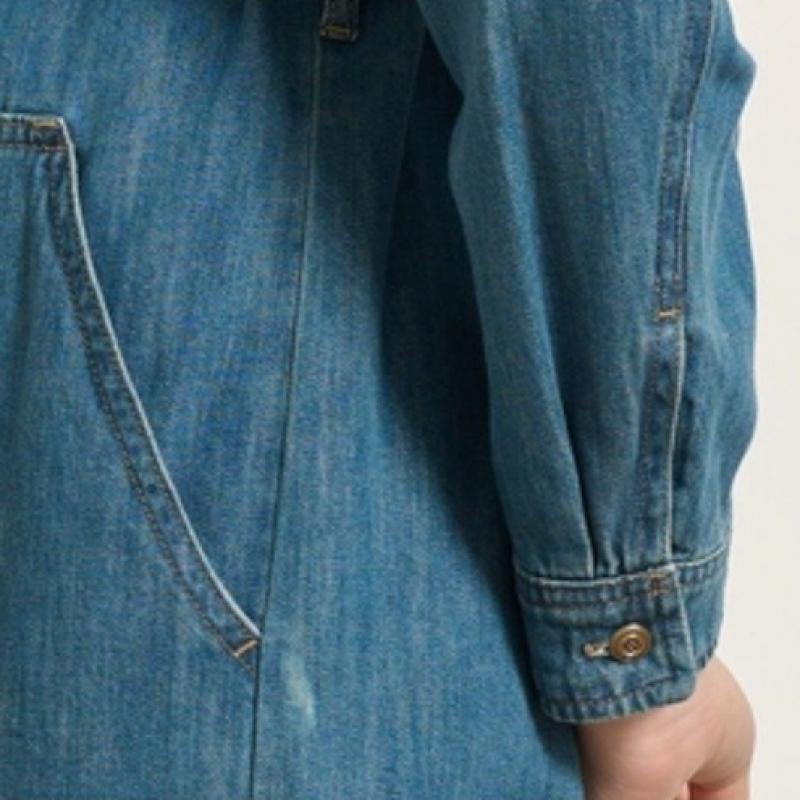 Bcbg Belted Denim Pocket Dress B5f8o635