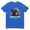 George Washington Lincoln Playing Guitar 4th July 250th TShirt