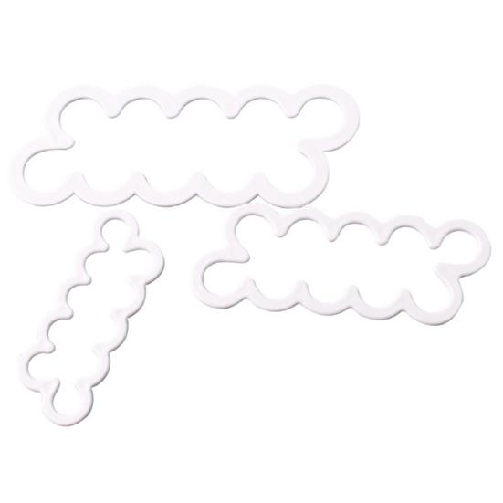 3 шт., форма для помадки, не содержит BPA, легко чистится, многоразовая, прочная, роза, гвоздика, украшение торта для ресторана