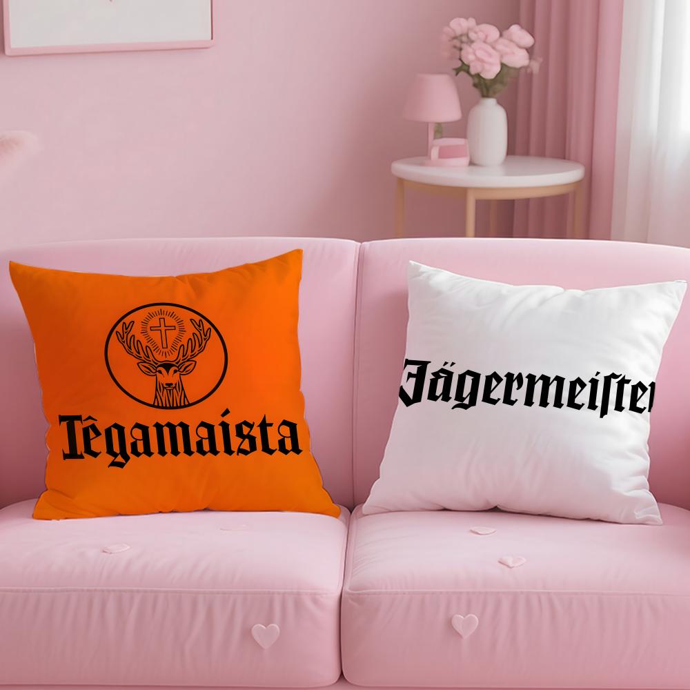 Чехол на подушку J-Jagermeister Удобный двусторонний чехол Идеально подходит для автомобиля, дивана, спальни и многого другого